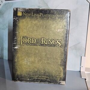 Lord of the Rings Trilogy DVD‎ Extended Edition New Line Platinum Series